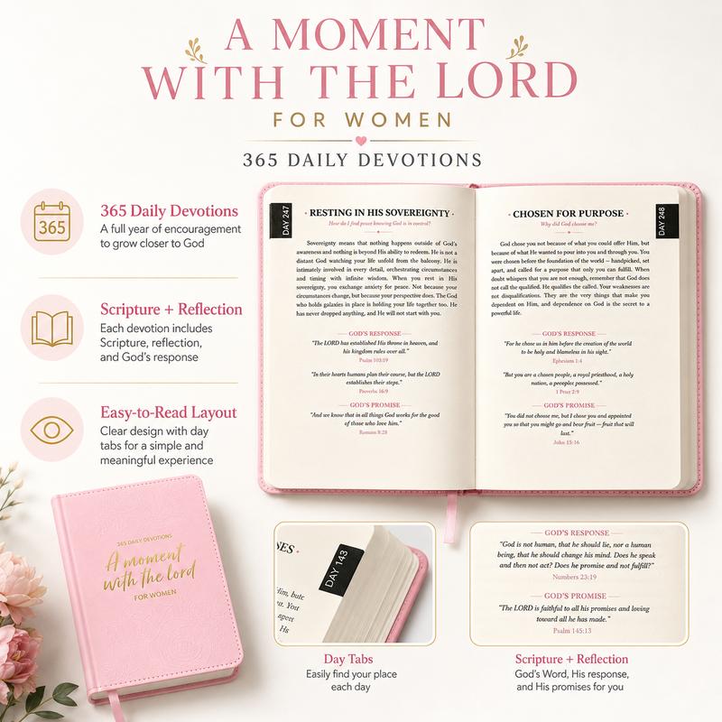 A Moment With The Lord - 365 Devotions for Women