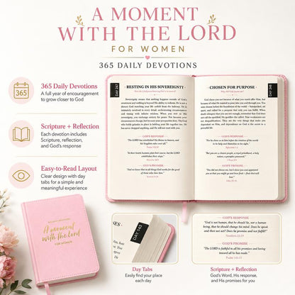 A Moment With The Lord - 365 Devotions for Women