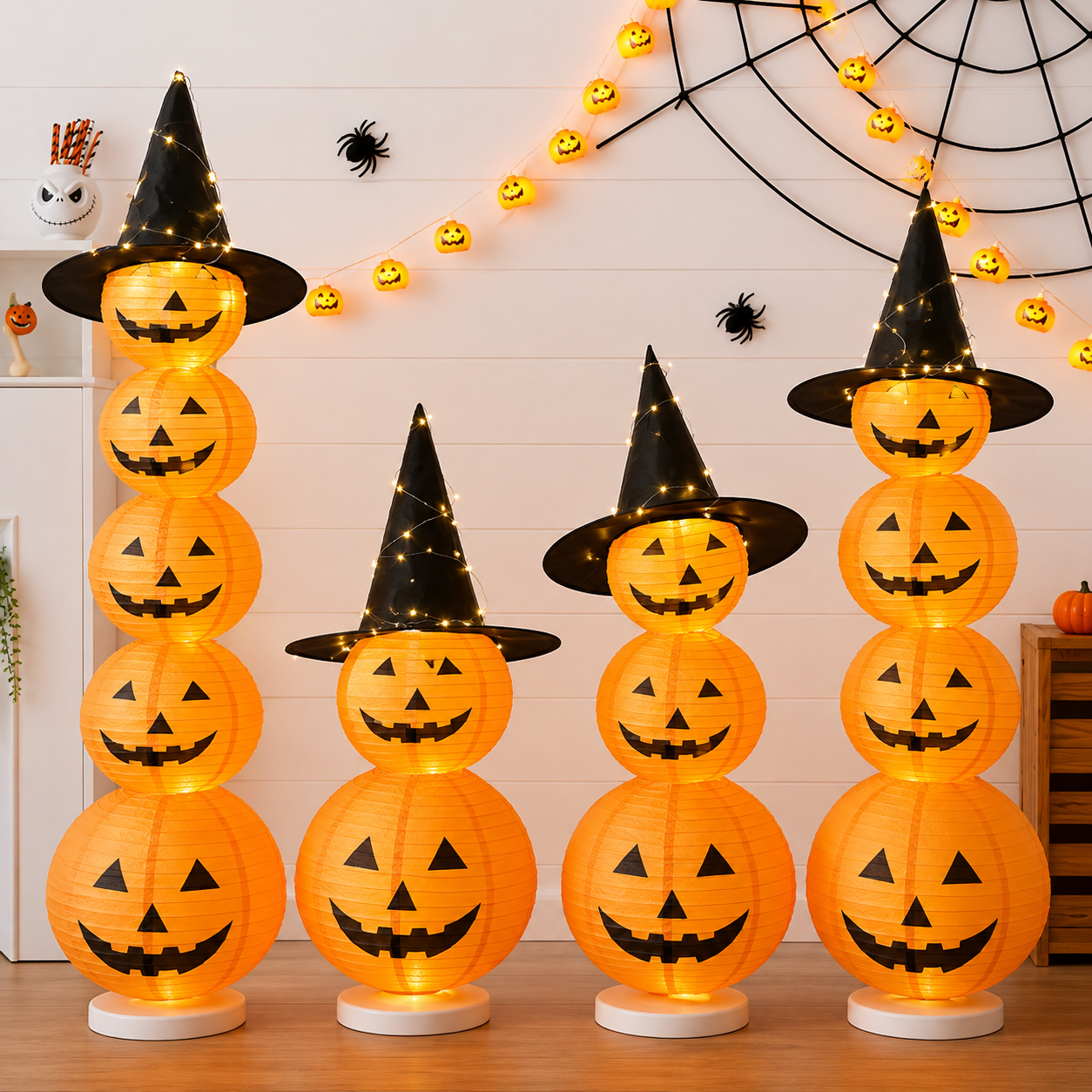 Halloween Pumpkin Lantern Stand