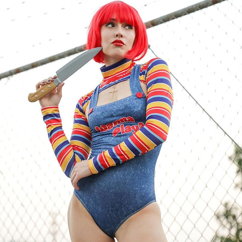 Halloween Sexy Chucky bodysuit