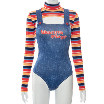 Halloween Sexy Chucky bodysuit