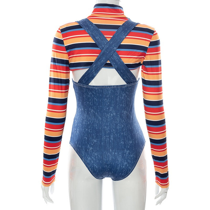 Halloween Sexy Chucky bodysuit