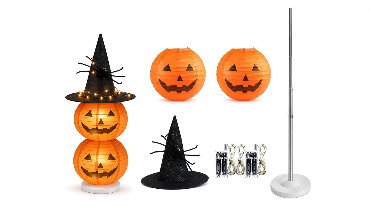 Halloween Pumpkin Lantern Stand